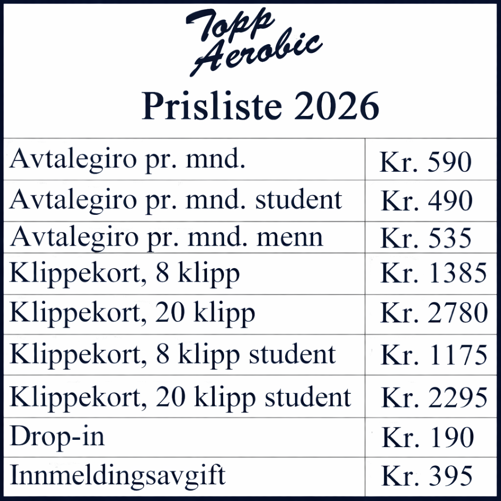 Prisliste 